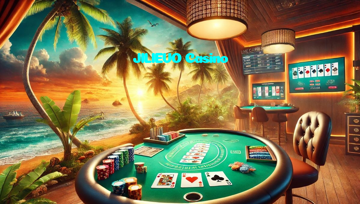 JILIEVO Casino casino presented on mobile device in Pakistan with slots and live games